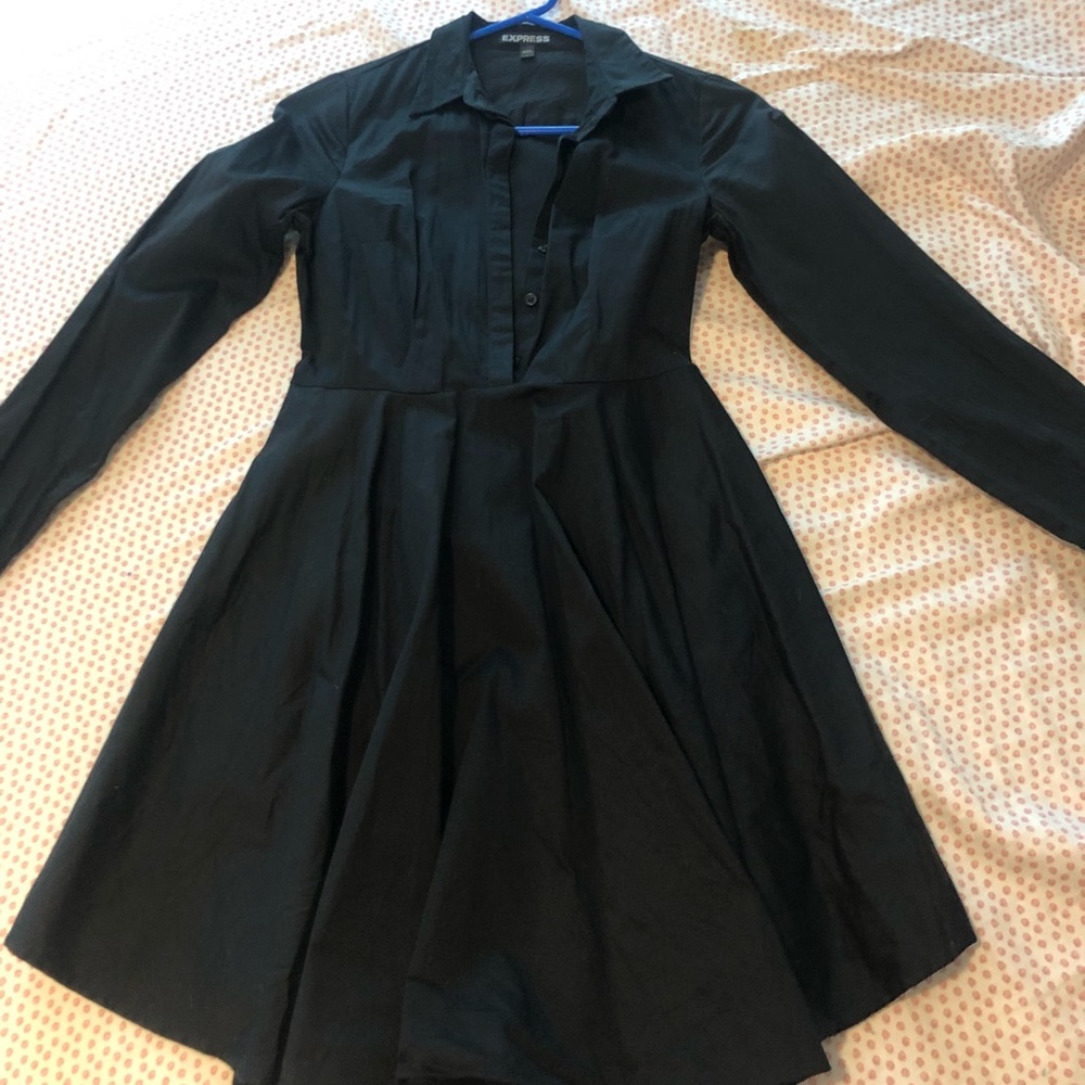 Express Button Down Dress